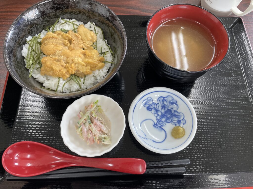 たっちゃん食堂うに丼の写真